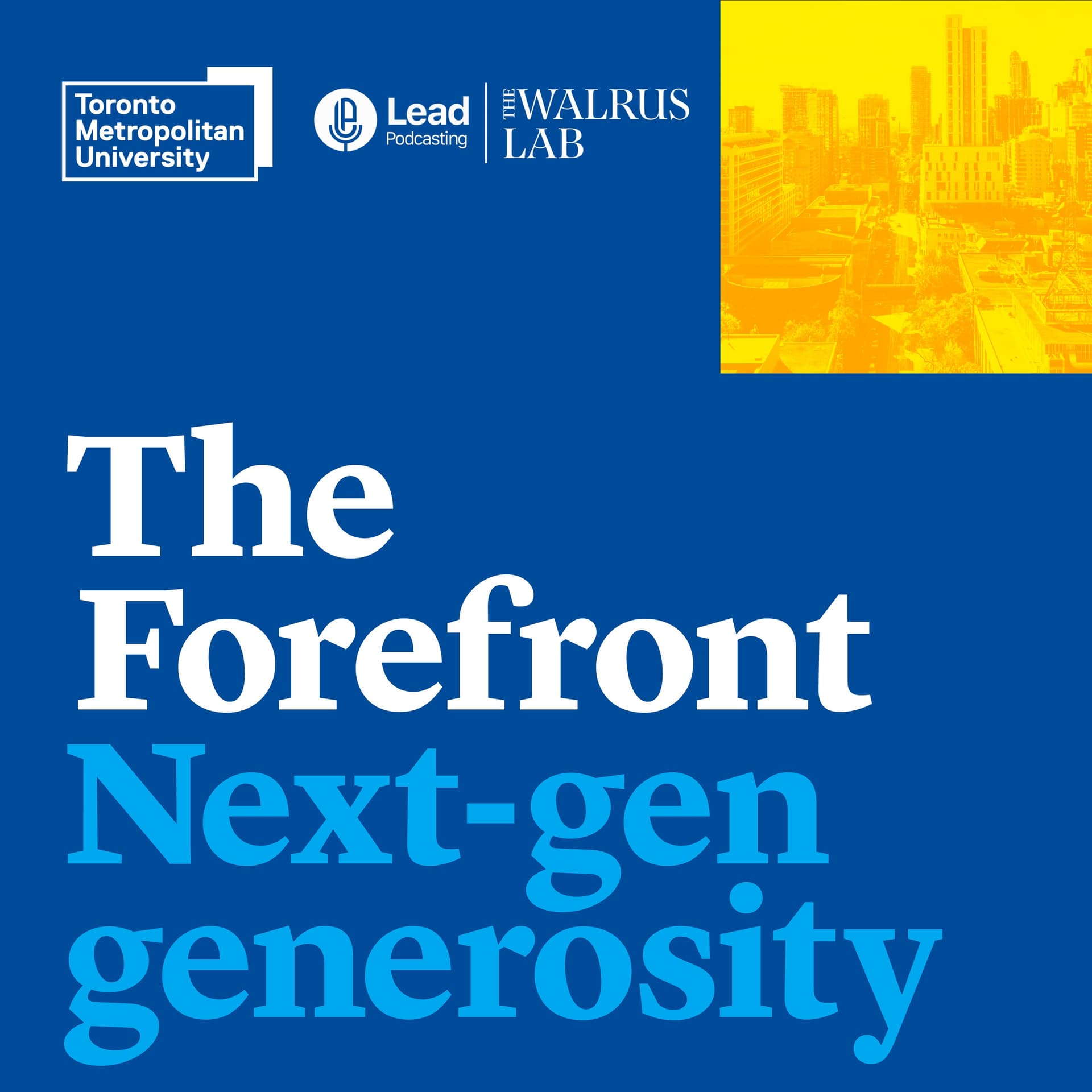 The Forefront: Next-gen generosity podcast cover